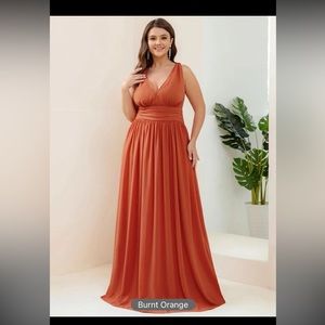 BRAND NEW Burnt orange Bridesmaid dress